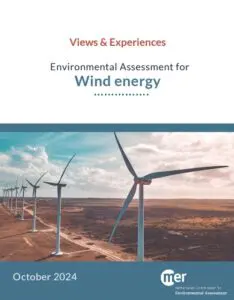 Cover of Views and Experiences publication about Wind energy