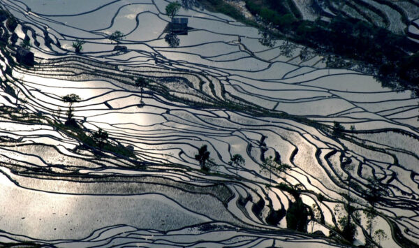 yuanyang rice terraces sunset / by Takeaway / CC BY-SA 3.0